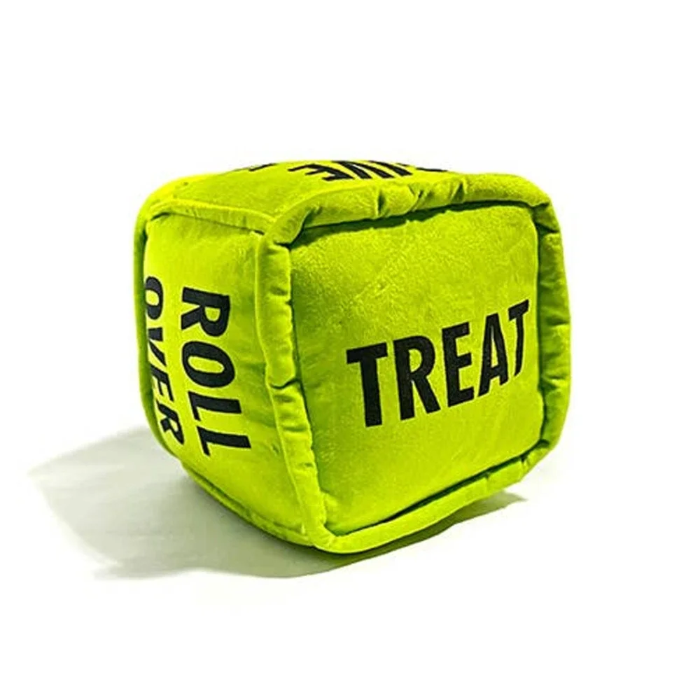 Pup The Dice Green Dog Toy